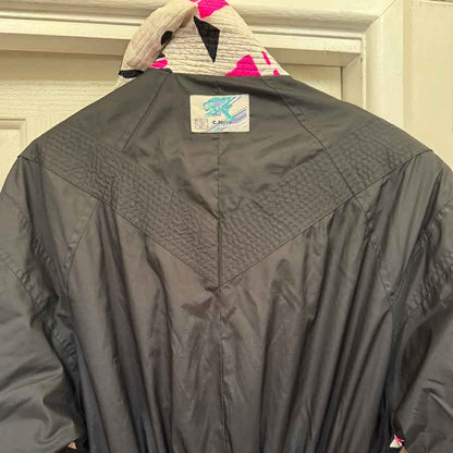 1980's retro black ski suit