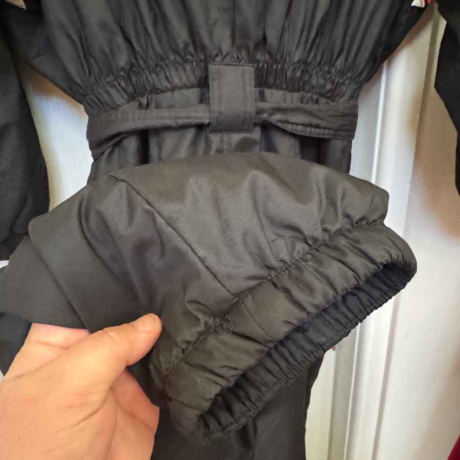 1980's retro black ski suit