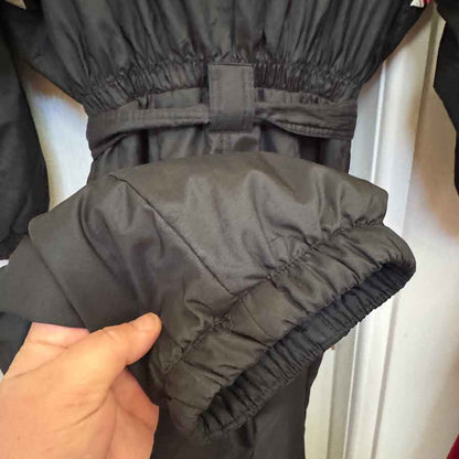 1980's retro black ski suit