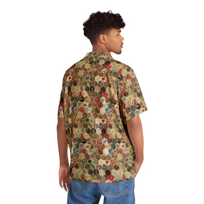 Hexagon Sampler Hawaiian Shirt
