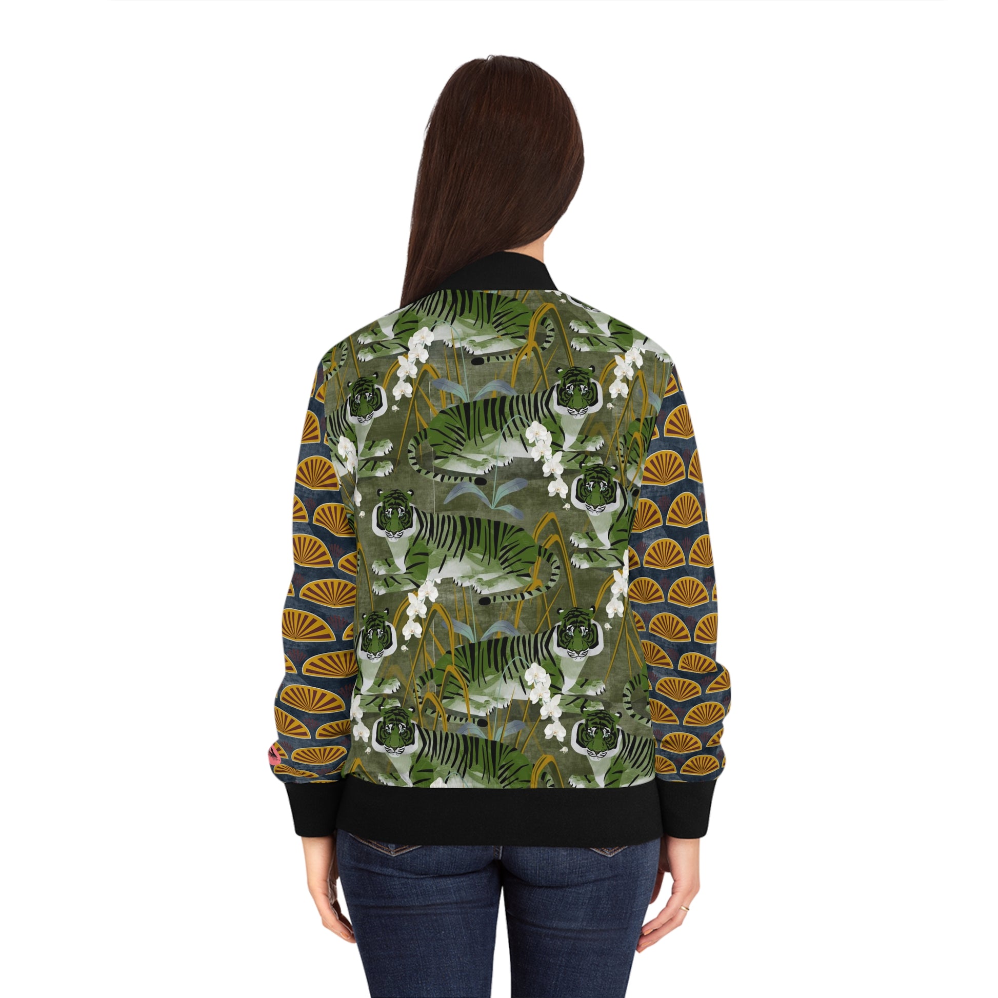 Green Tiger Women's Bomber Jacket