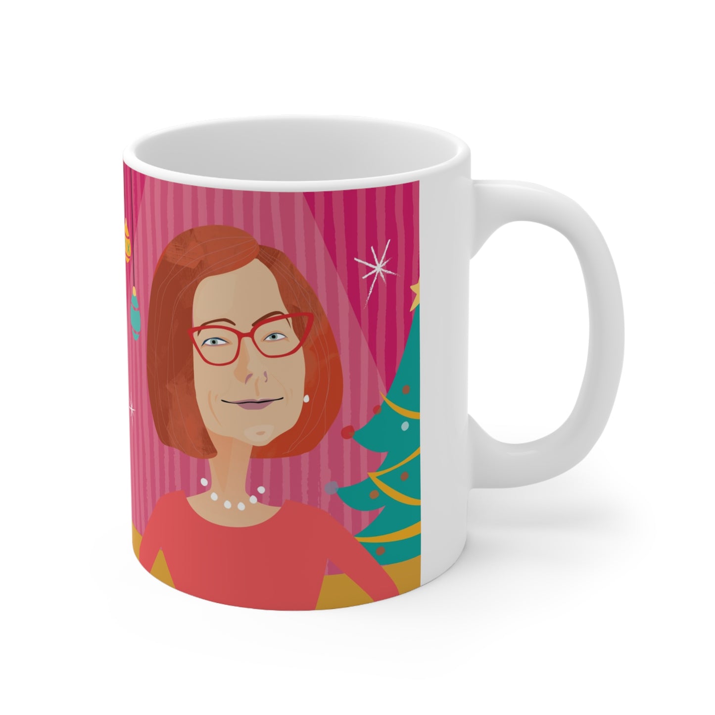 Julia to the World Christmas mug