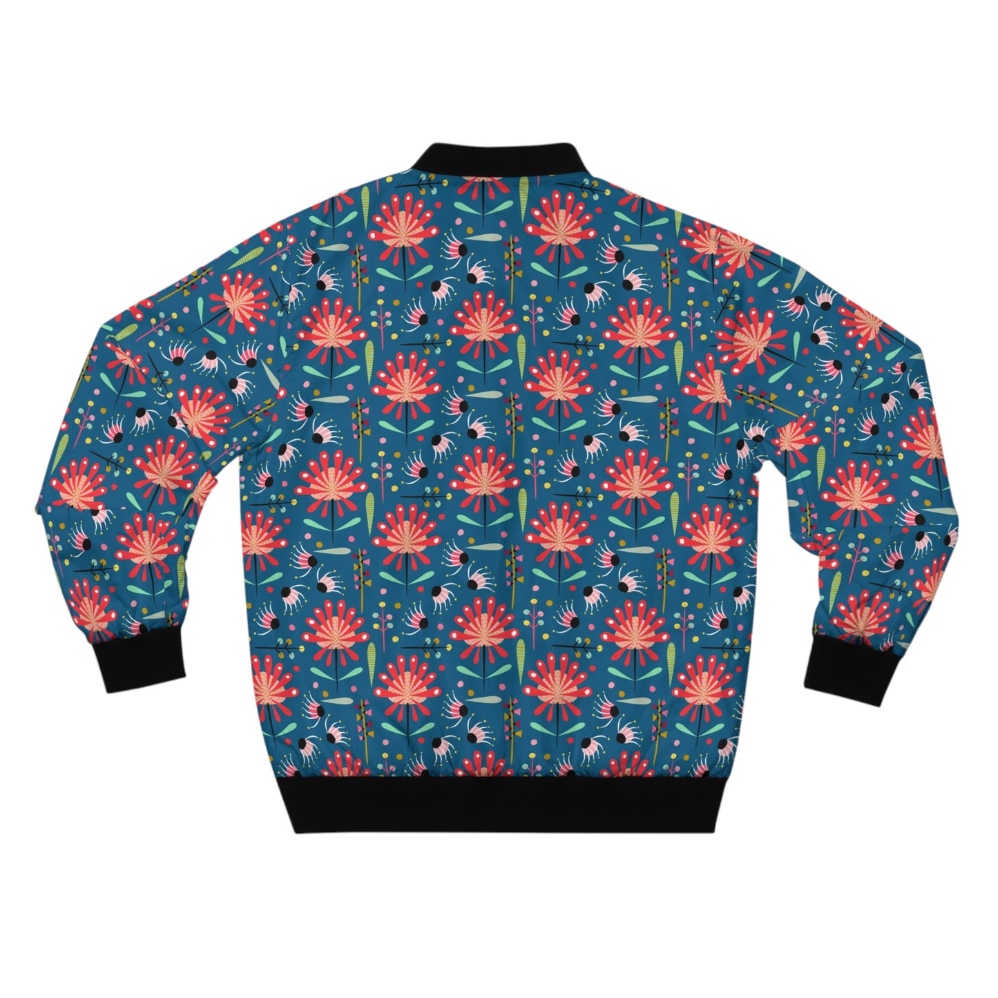 Abstract Waratah Men's Bomber Jacket