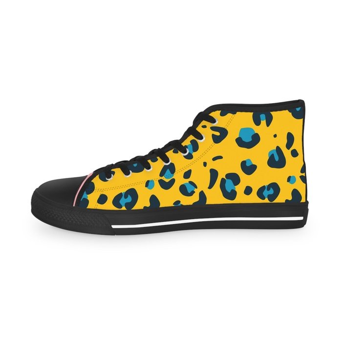 Kitsch cat high top mens sneakers