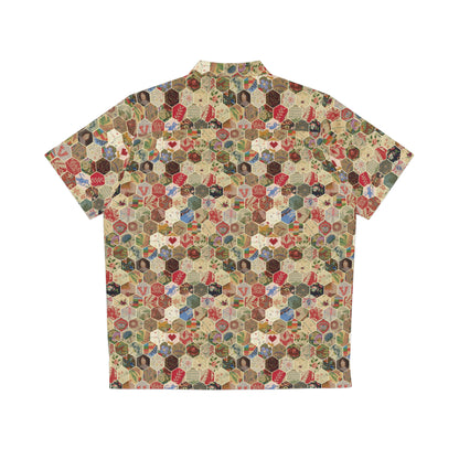 Hexagon Sampler Hawaiian Shirt