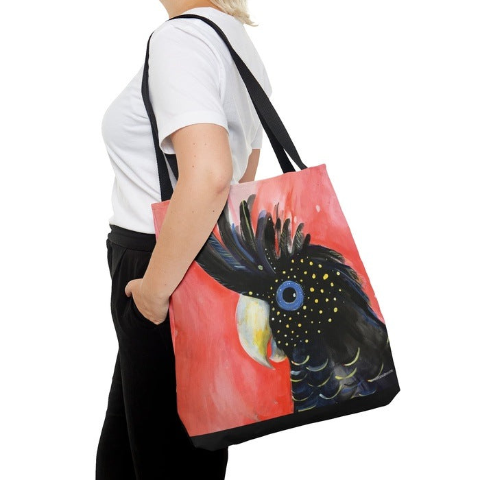 Black Cockatoo tote bag