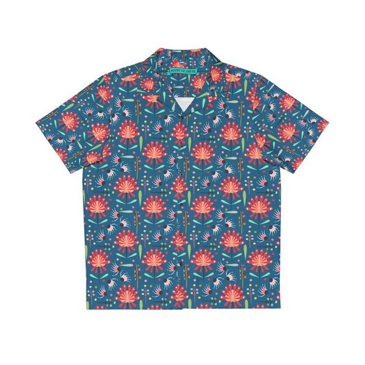 Abstract Waratah Hawaiian Shirt