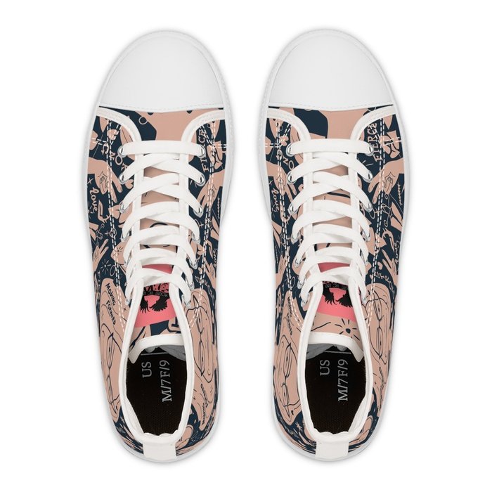 Not Now Not Ever Tattoo Gillard high top womens sneakers