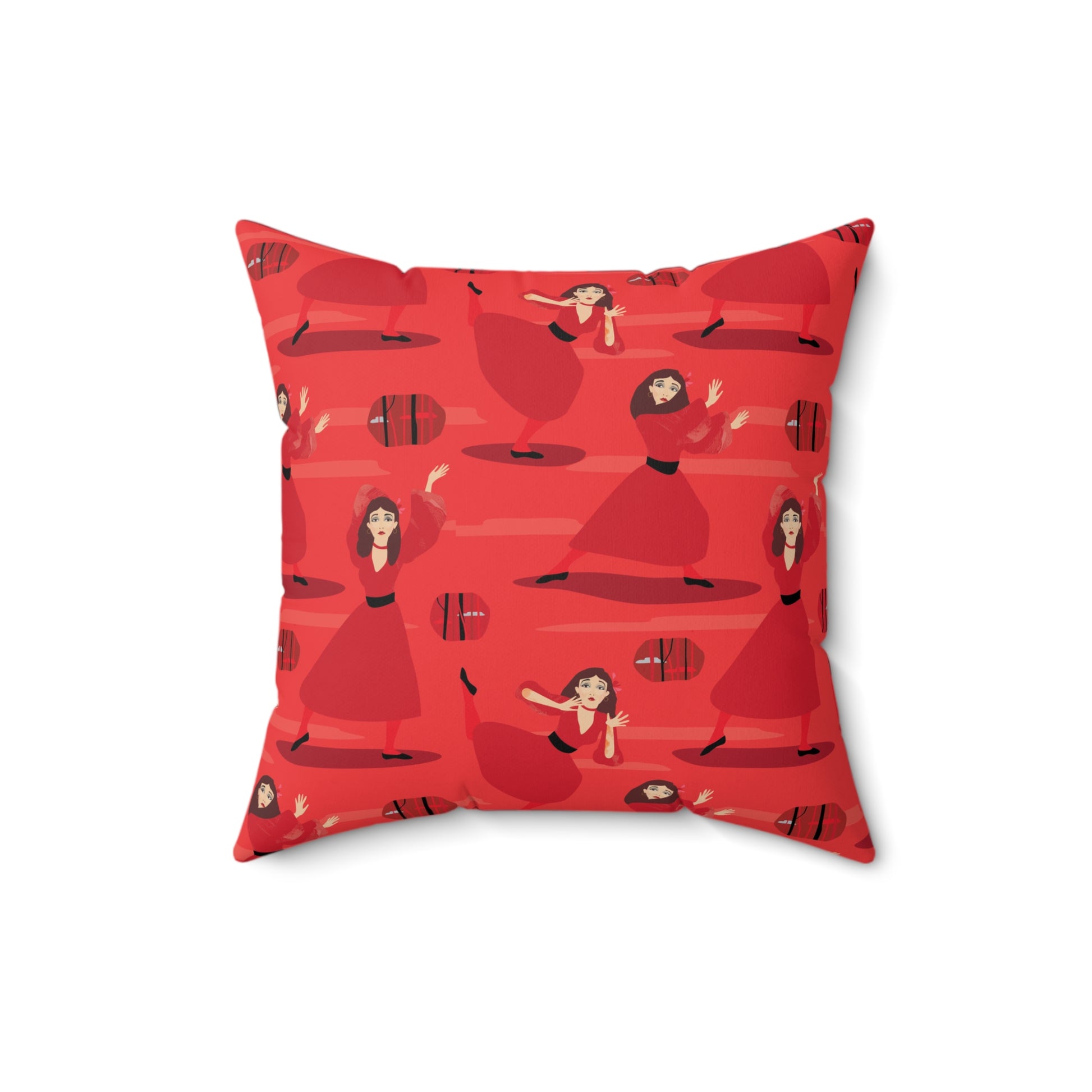 Cathy Dance Moves suede cushion