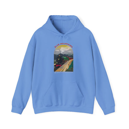 All Aboard for the Blue Mountains hoodie