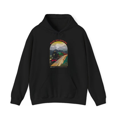 All Aboard for the Blue Mountains hoodie