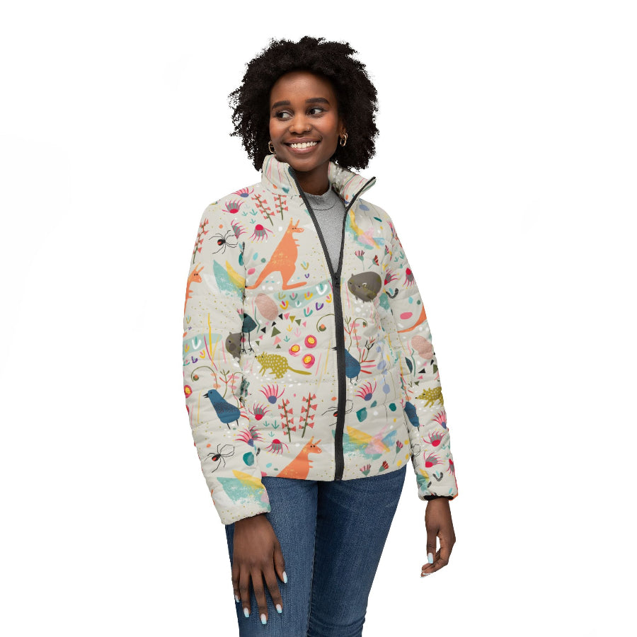 Australian Animals women’s puffer jacket