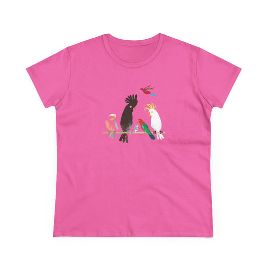 Australian Birds semi-fit t shirt