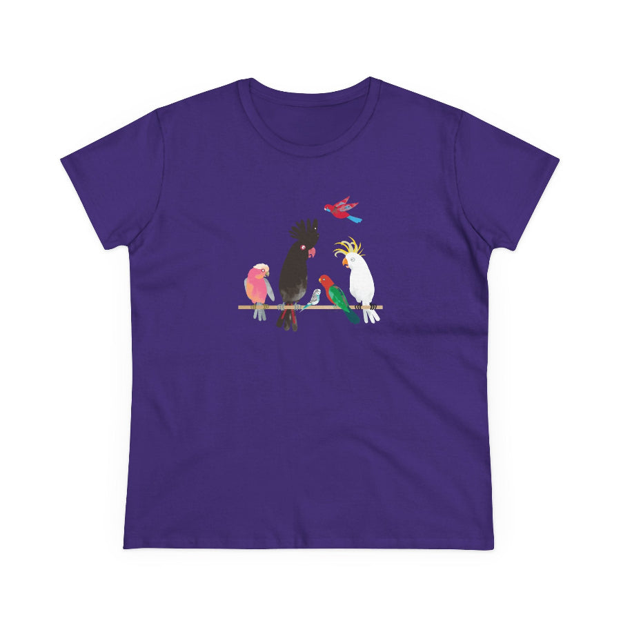 Australian Birds semi-fit t shirt