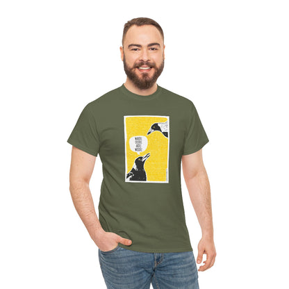BESTSELLER Magpie Talk classic cotton t shirt