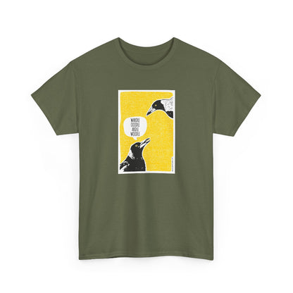 BESTSELLER Magpie Talk classic cotton t shirt