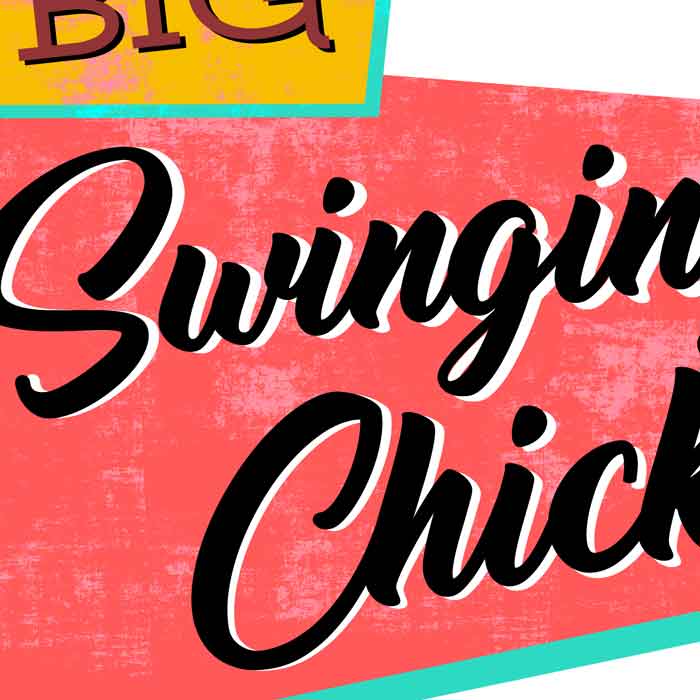 Big swinging chicks political classic t shirt