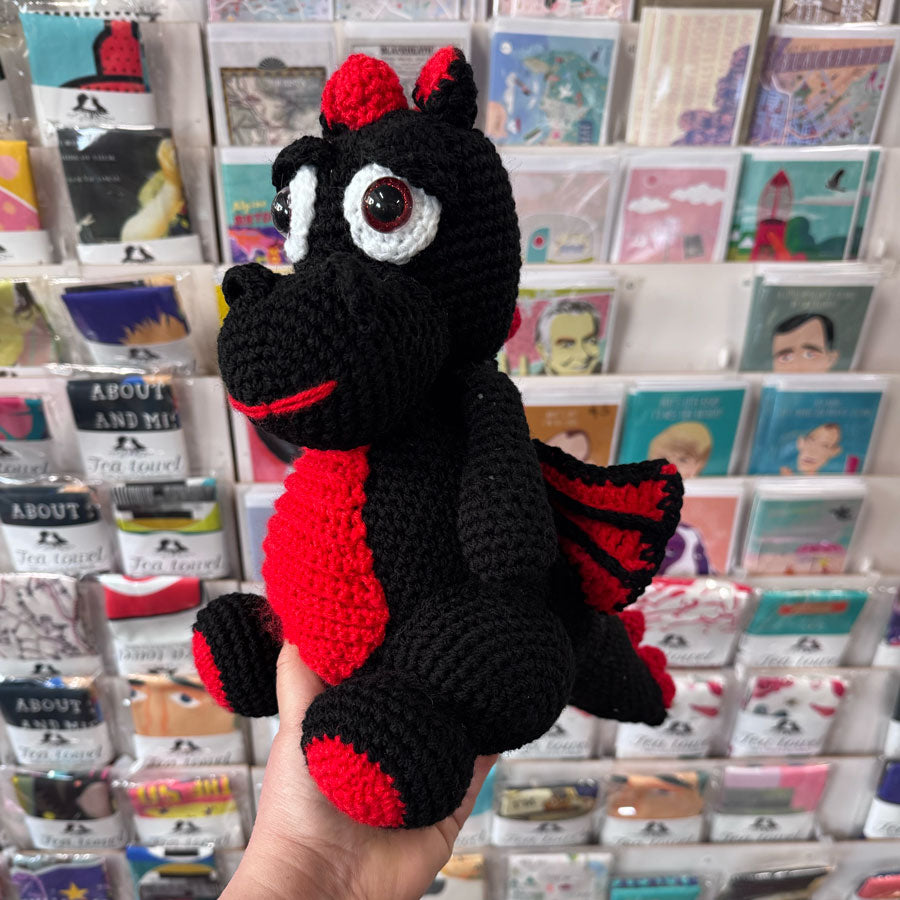 Handmade black drago