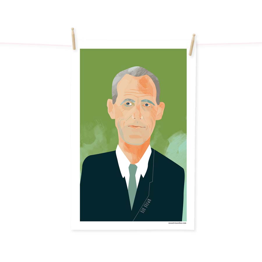 Bob Brown tea towel