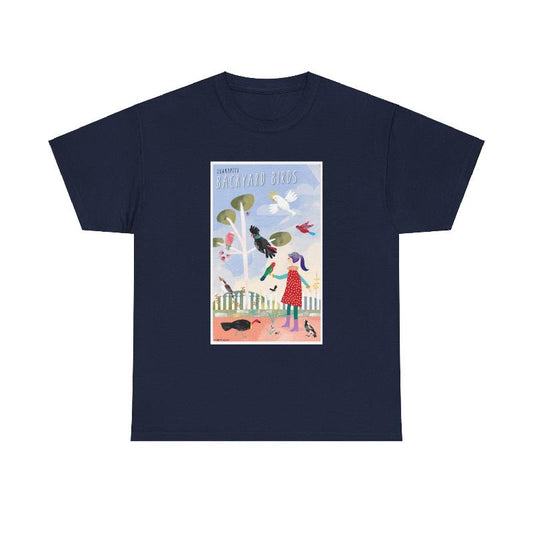 Backyard Birds classic cotton t shirt