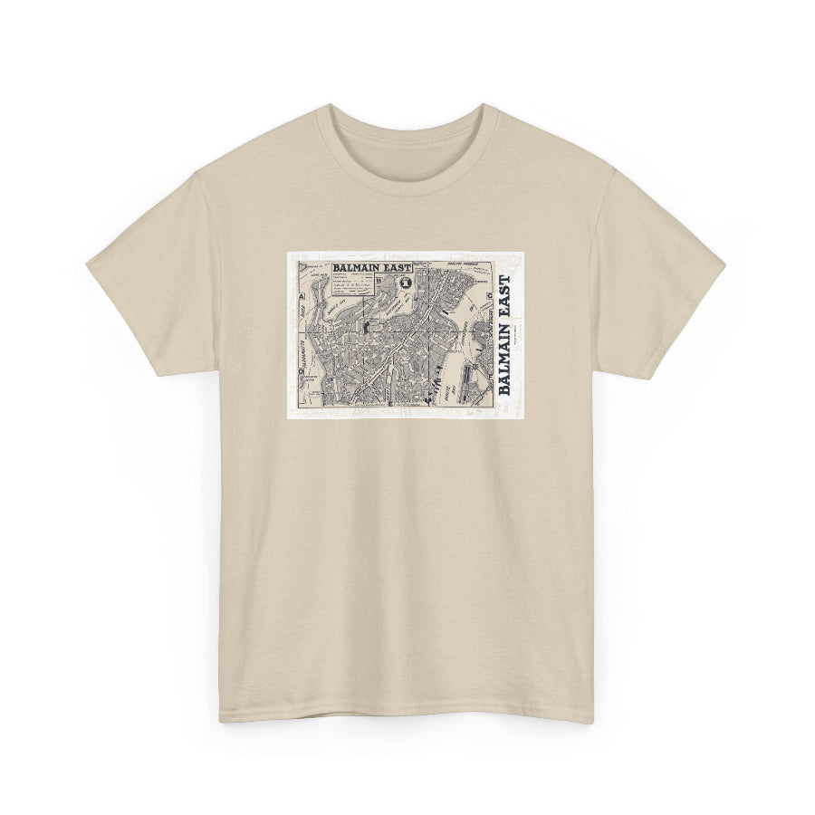 Balmain East vintage map cotton t shirt