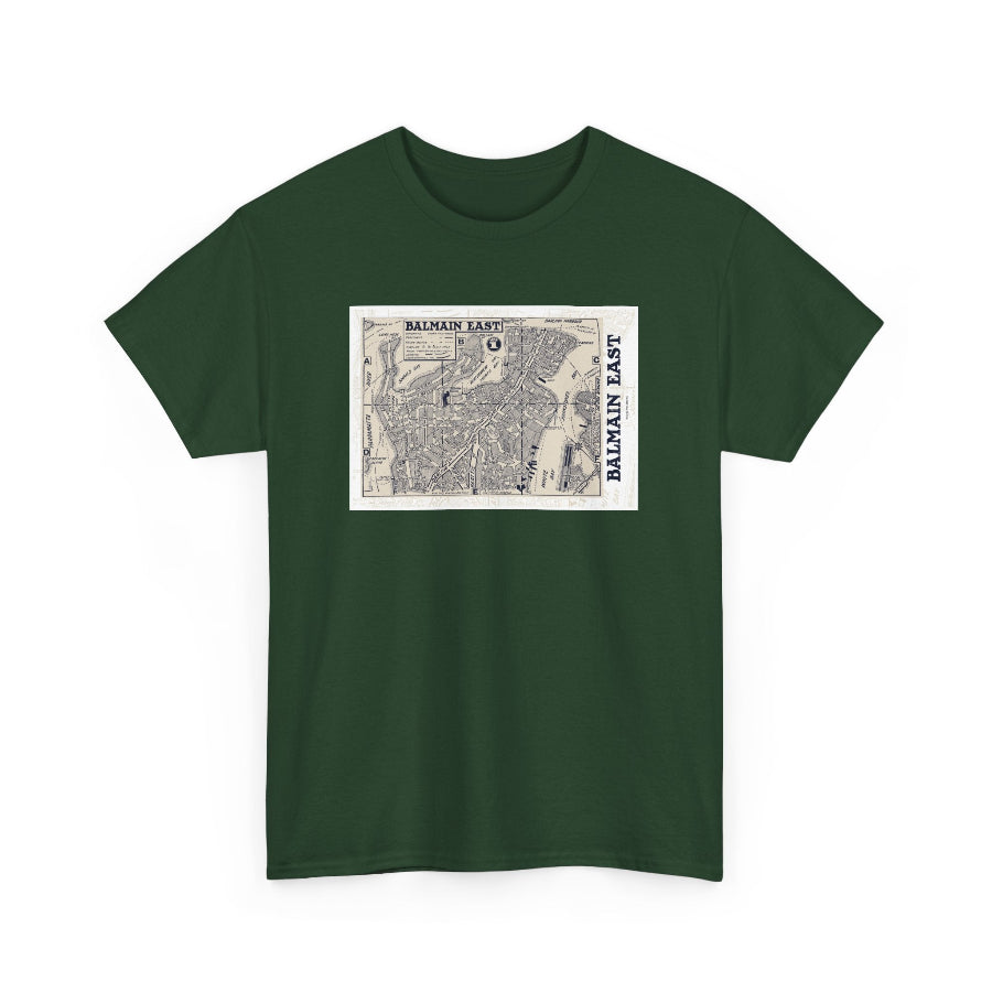 Balmain East vintage map cotton t shirt