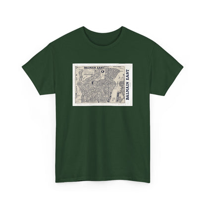 Balmain East vintage map cotton t shirt