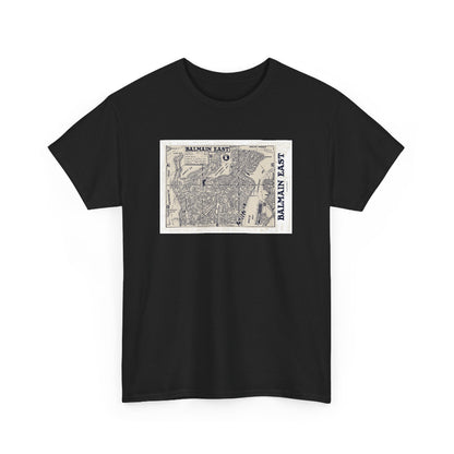 Balmain East vintage map cotton t shirt