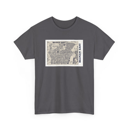 Balmain East vintage map cotton t shirt