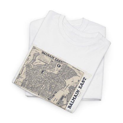 Balmain East vintage map cotton t shirt