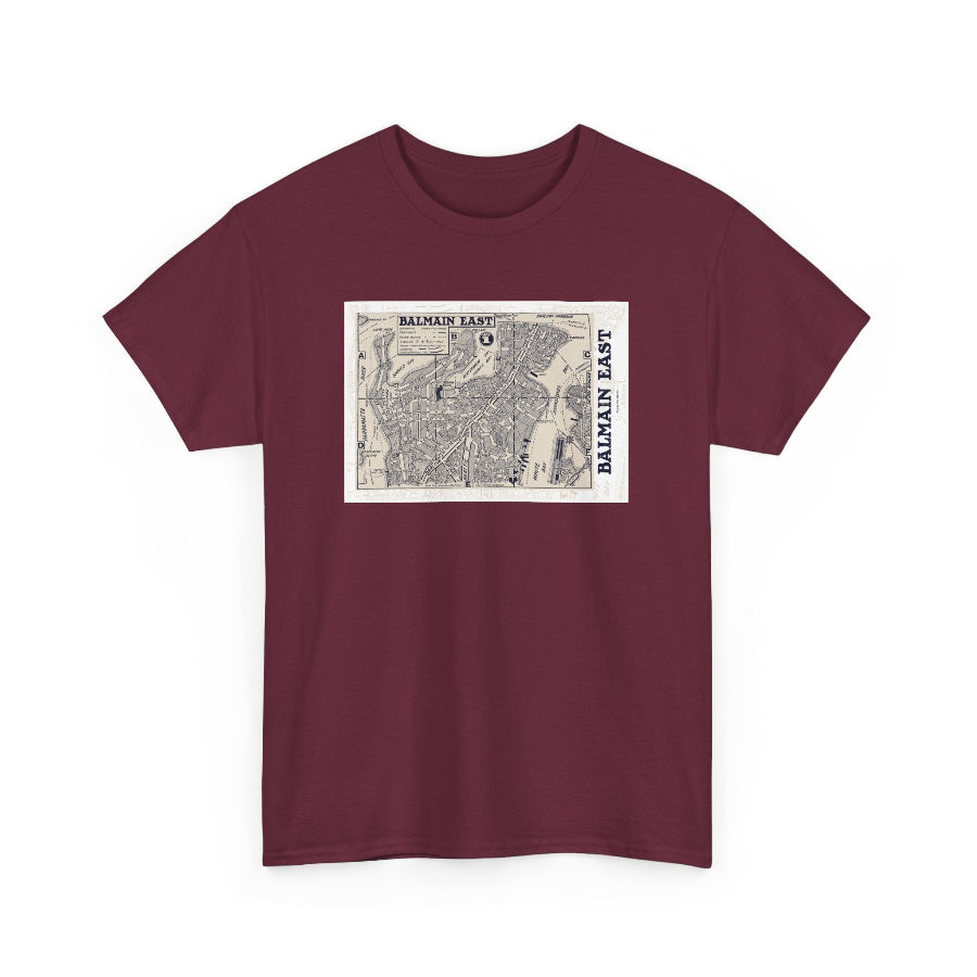 Balmain East vintage map cotton t shirt