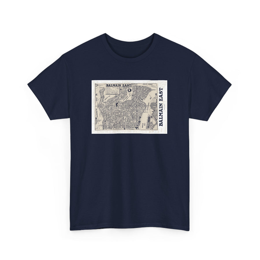 Balmain East vintage map cotton t shirt