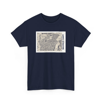 Balmain East vintage map cotton t shirt