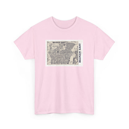 Balmain East vintage map cotton t shirt