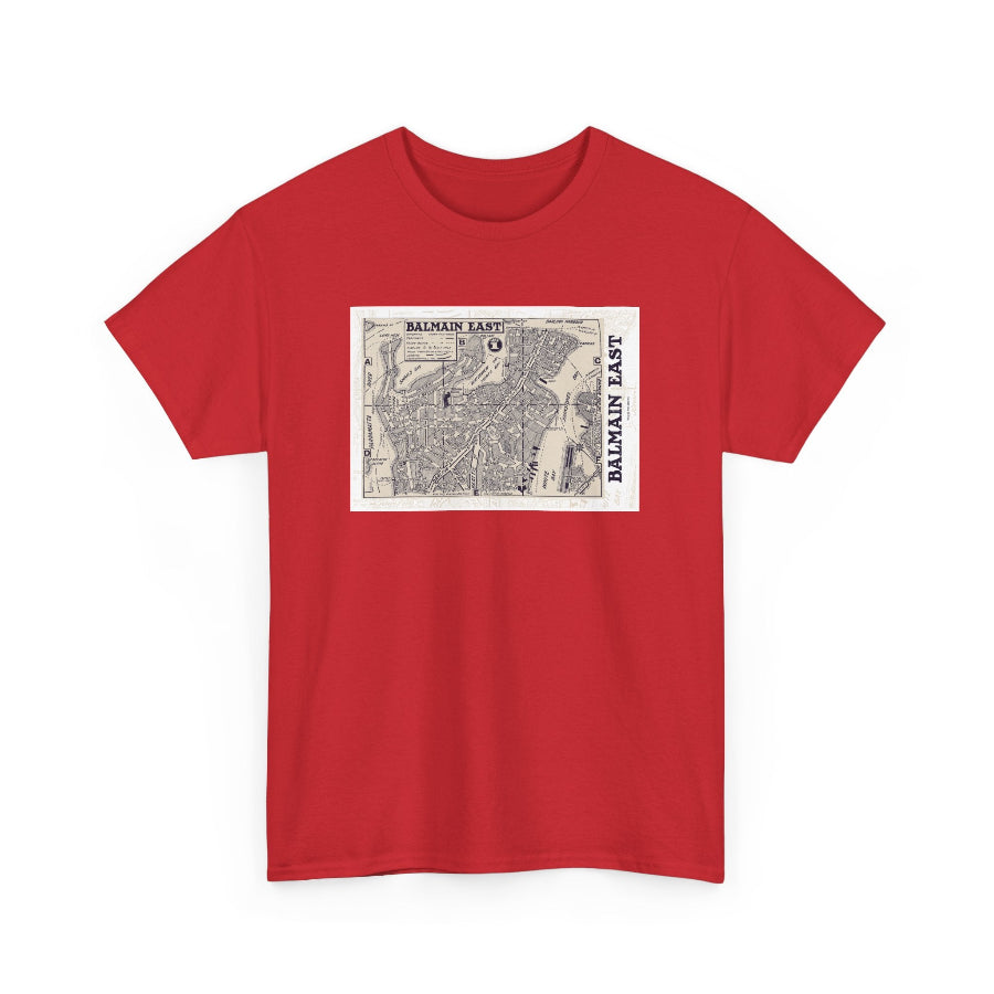 Balmain East vintage map cotton t shirt