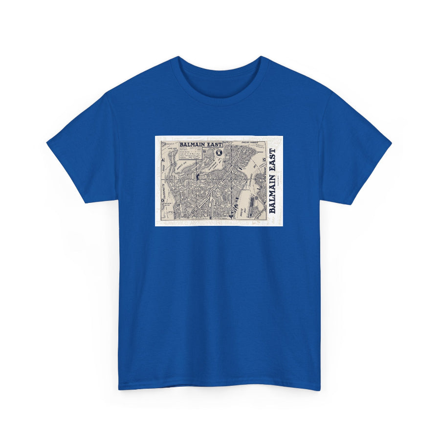 Balmain East vintage map cotton t shirt