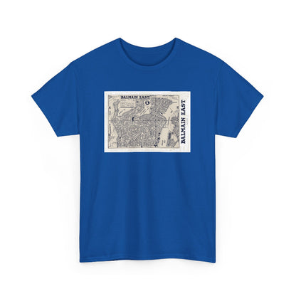 Balmain East vintage map cotton t shirt