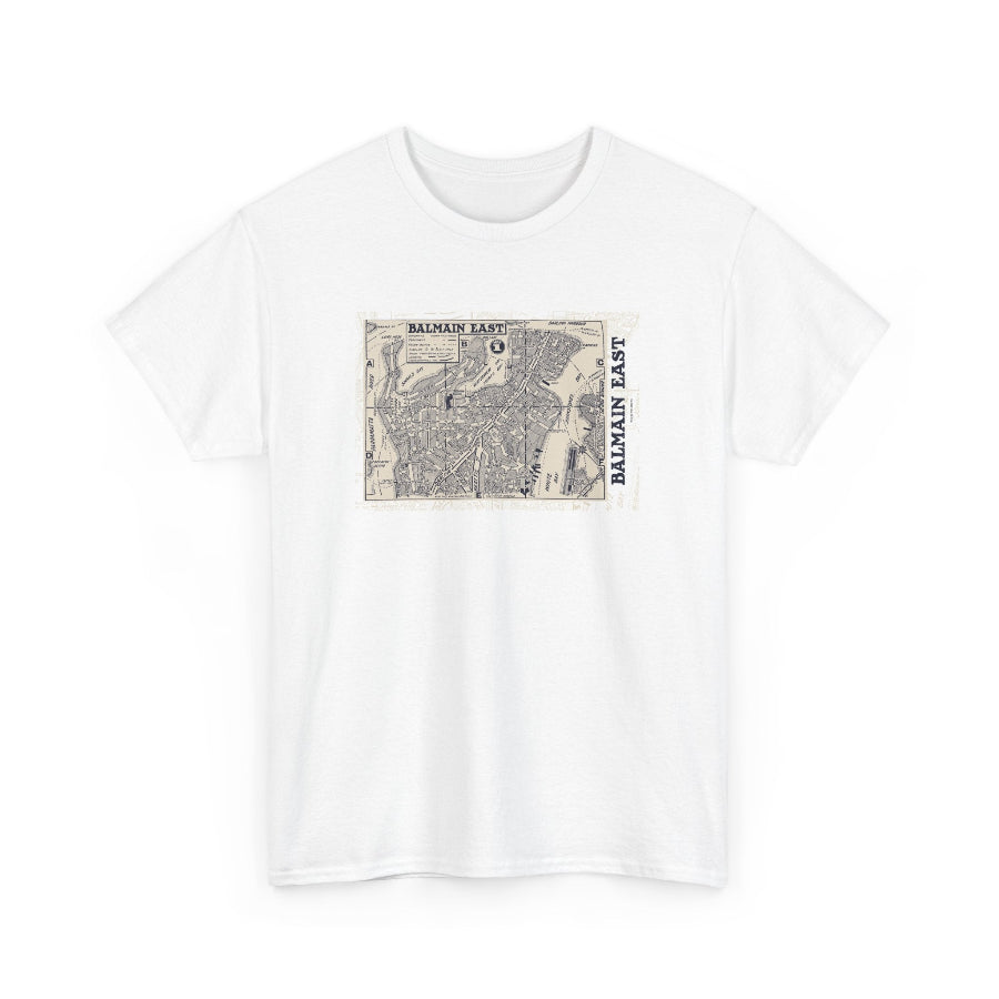 Balmain East vintage map cotton t shirt