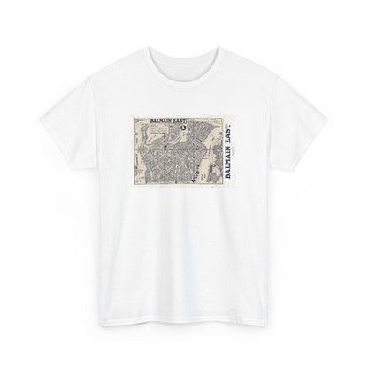 Balmain East vintage map cotton t shirt