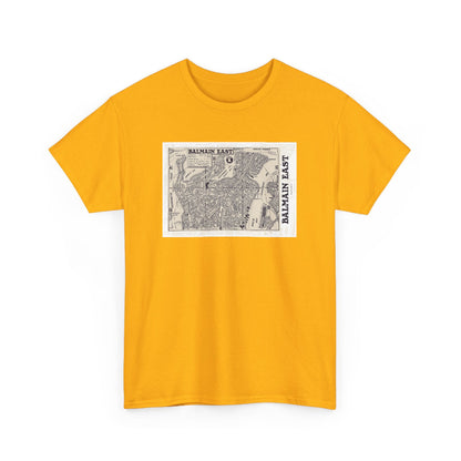 Balmain East vintage map cotton t shirt