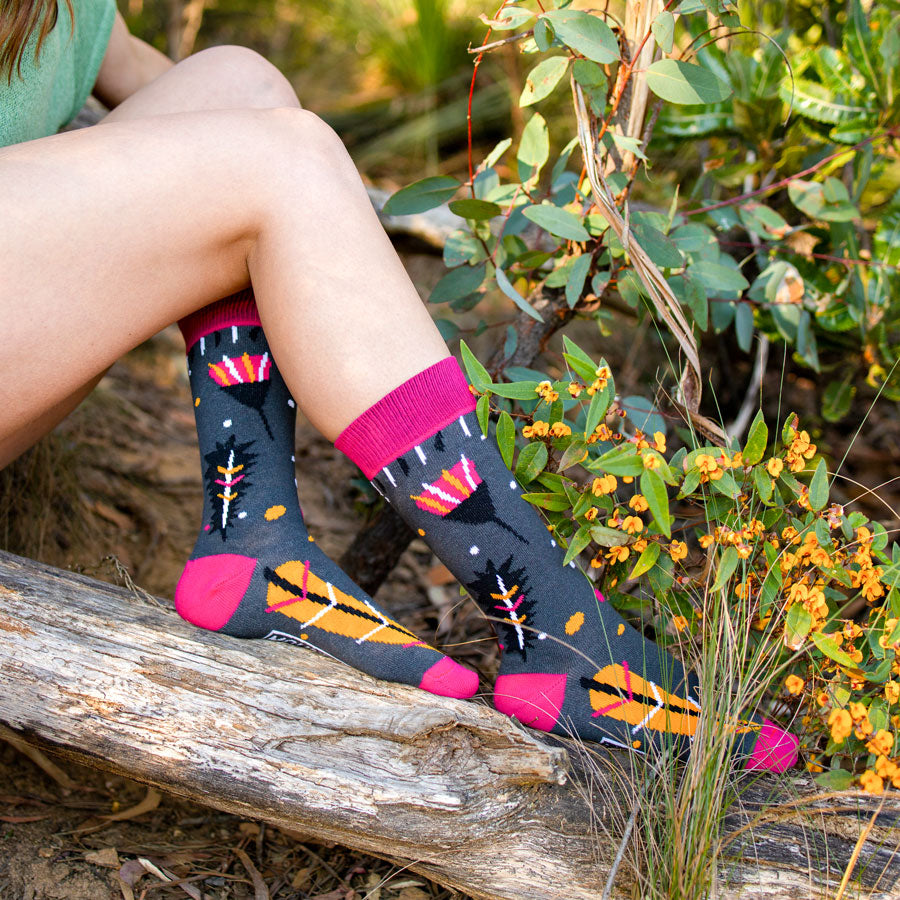 Australian Flora socks