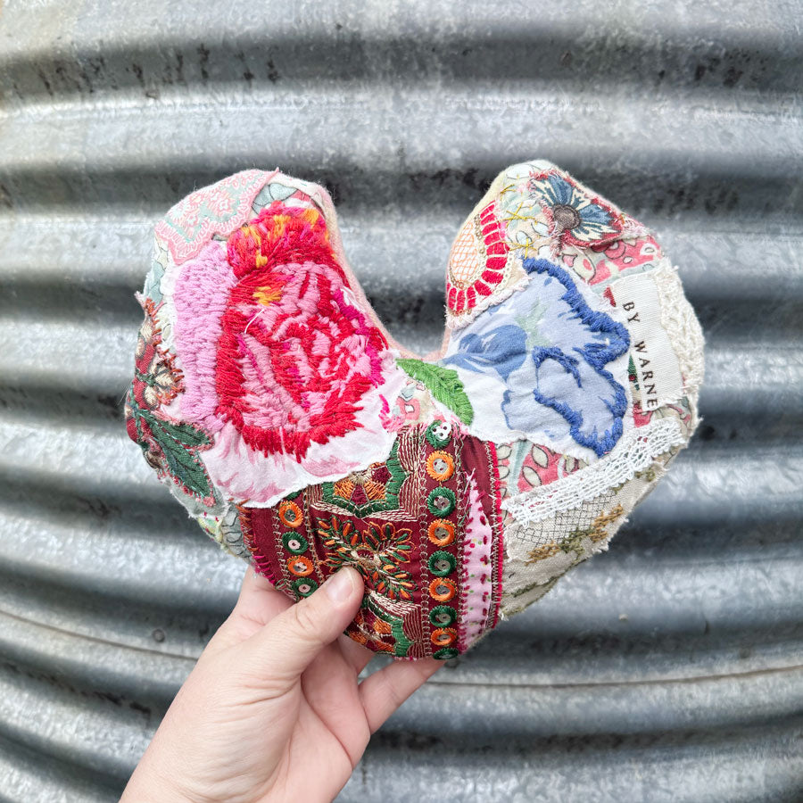 Handmade Heart: Bold Heart cushion