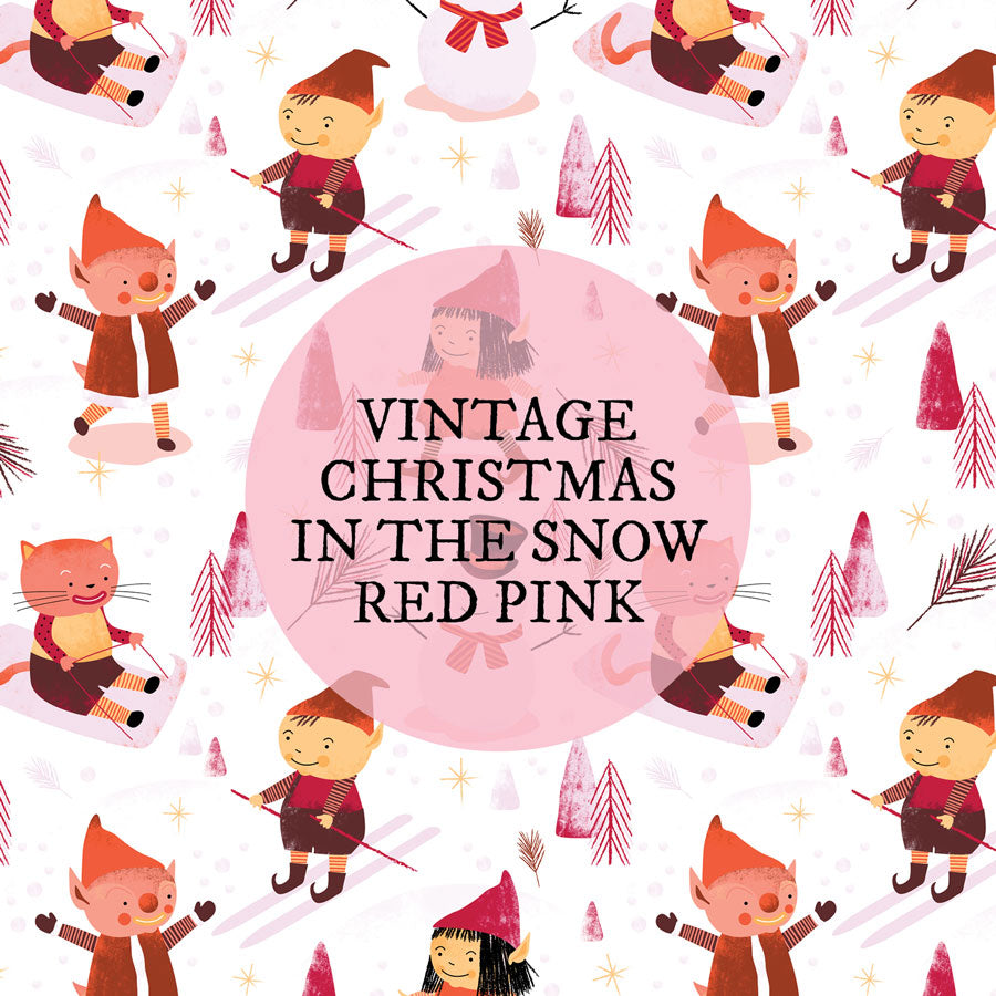 Fabric : Vintage Christmas in the Snow