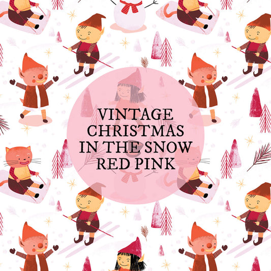 Fabric : Vintage Christmas in the Snow