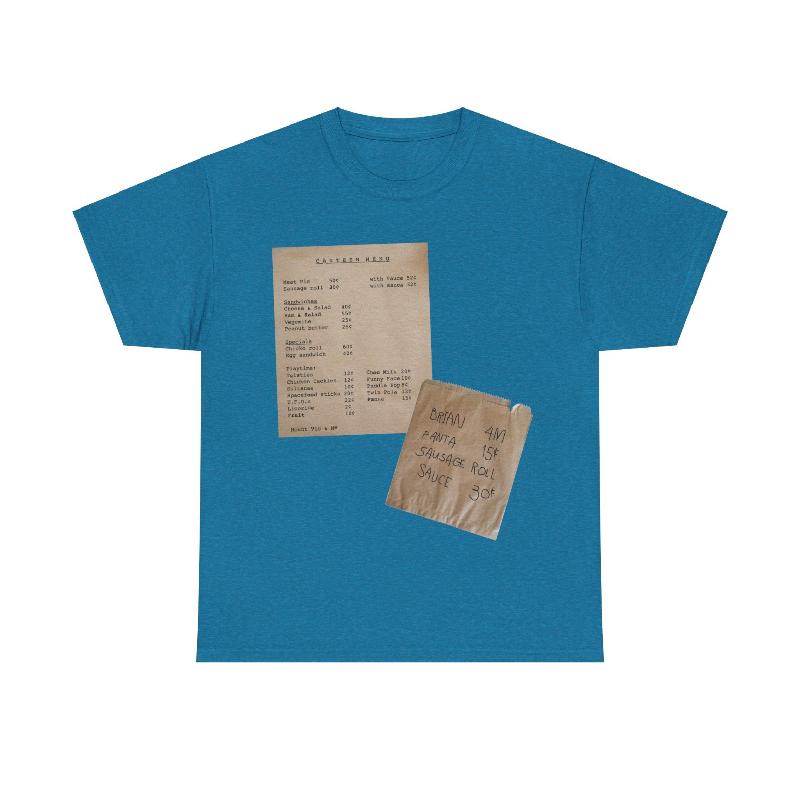 Canteen Menu classic cotton t shirt