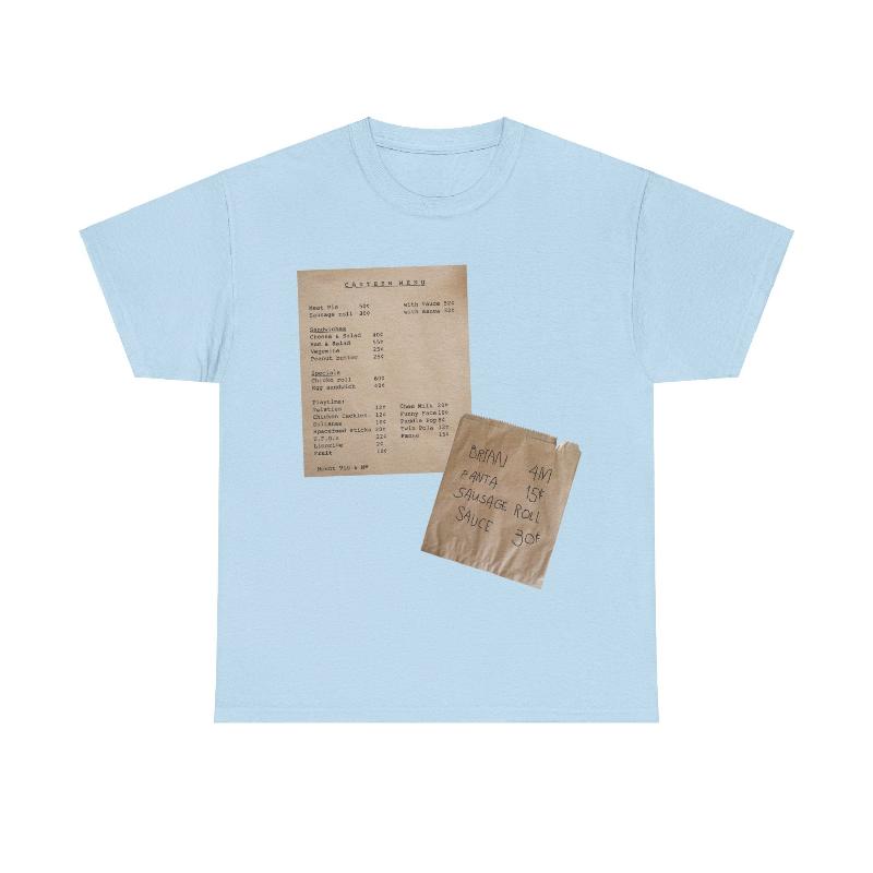 Canteen Menu classic cotton t shirt