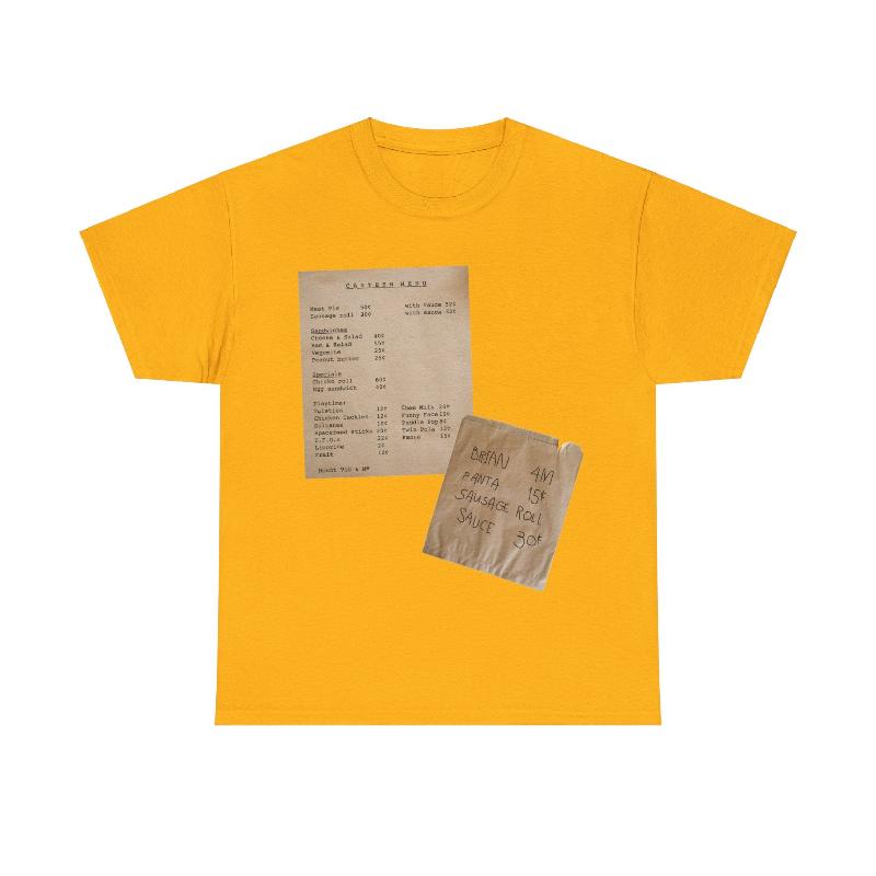 Canteen Menu classic cotton t shirt