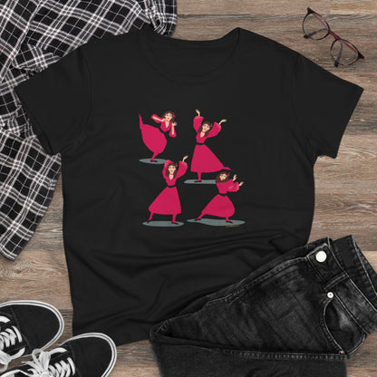 Cathy dance moves semi-fit t shirt