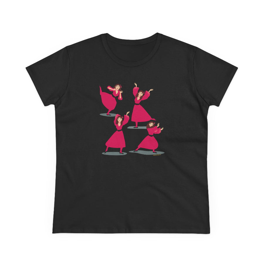 Cathy dance moves semi-fit t shirt