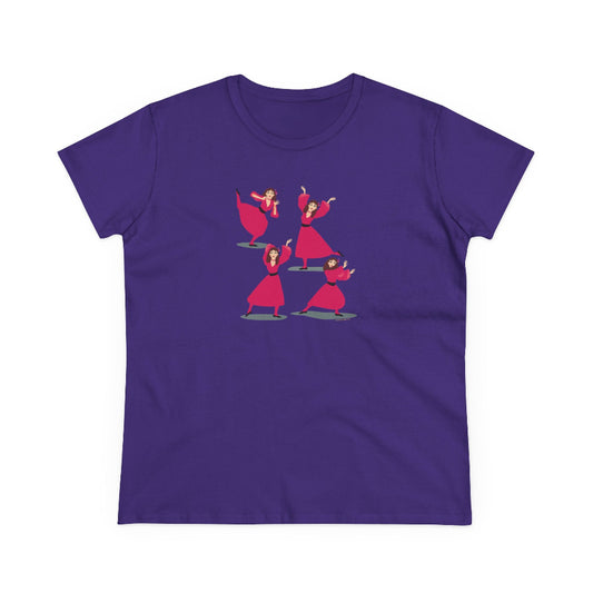 Cathy dance moves semi-fit t shirt